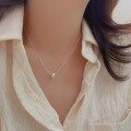 wholesale S925 Sterling Silver Chih Heng Moving Bead Necklace for Women, New Release, Xiaohongshu Viral Hit, Light Luxury Niche Collarbone Chain-0-4