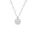 wholesale 925 Sterling Silver Moissanite Necklace for Women, Ins Summer Minimalist Pendant Collarbone Chain Jewelry, Hypoallergenic and Tarnish-Free-0-4