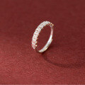 wholesale 990 sterling silver fresh and sweet ins-style niche design unique fashion coin ring R02593-0-3