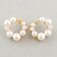 wholesale 925 Silver New Trendy Japanese Style Elegant French Internet-Famous Vintage Earrings High-End Sense Pearl Allergy-Friendly-French Temperament Shell Pearl Earrings 925 Silver