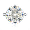 wholesale 925 Silver Stu Jewelry New European and American Luxury Set with Large 15*15 High Carbon Diamond Ring for Women Cross-Border Wish-0-4
