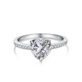 wholesale S925 Sterling Silver High-Carbon Diamond Butterfly Ring, Premium Ins Style Proposal Engagement Jewelry-0-6