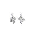 wholesale S925 Sterling Silver Exquisite Full-Diamond Snake Earrings, Luxury Design, Fashionable and Elegant, Live Streaming Style for Women-0-4