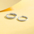 wholesale S925 Sterling Silver Wave Couple Rings, Minimalist Design for Men and Women, Vintage-Inspired Premium Valentine's Day Gift for 520-0-1