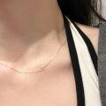 wholesale Sterling Silver S92 Full Diamond Letter S Pendant Necklace, Layering Collarbone Chain, Minimalist Style, Understated Designer Elegance, Fashion Blogger Favorite-0-3
