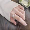 wholesale S925 Sterling Silver Cross-Border Hot Selling Geometric Irregular Shape Design Versatile Fashion Open Ring-0-3