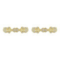 wholesale 9K Gold Japanese Retro Fresh and Simple Zircon Ear Clips, Daily Versatile Jewelry Wholesale from Manufacturer-0-4