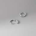 wholesale 999 Silver Nalan Fresh and Sweet Ins Style Niche Design Exquisite Minimalist Plain Hoop Ear Clasp M06392-0-3