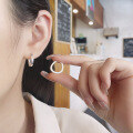wholesale S925 silver minimalist ins U-shaped hoop elegant and individualistic earrings and ear cuffs-0-1