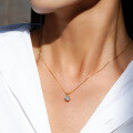 S925 Silver D-color Moissanite Women's Versatile Necklace Wholesale-0-1