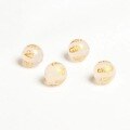 wholesale Metal Gold-Plated Six-Character Mantra Spacer Beads DIY Jewelry Accessories Handmade Braiding Materials-0-3