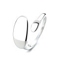 wholesale S925 Sterling Silver European and American Cross-Border Exaggerated Street Photography Egg-Shaped Geometric Irregular Wide Opening Ring-0-4