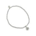 wholesale S925 Sterling Silver Korean Style Beaded Chain Handmade Bracelet for Women, Minimalist Elegant Strand Pearl Bracelet Wholesale-0-4