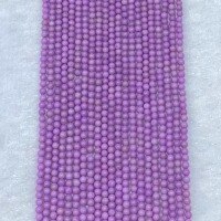 wholesale Metal material natural amethyst scattered beads women 2mm3mm small round beads DIY accessories semi-finished stringing natural crystal string tassel-2--2.3 mm per line (about 38 cm)