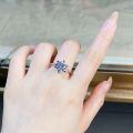 wholesale 925 Sterling Silver Women's Classic Six-Prong Moissanite Ring D Color VVS1 1 Carat 2 Carat 3 Carat Moissanite Ring-0-6