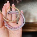 925 Silver Vintage-Style Glittering Chain Bracelet with Full Zirconia-0-3