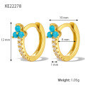 wholesale S925 Silver New Amazon Earrings, Light Luxury Advanced Design Ear Clips with Micro-Inlaid Zirconia, Versatile Ear Wholesale-0-8