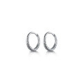 wholesale [S925 Sterling Silver] Sparkling Sand Ear Studs, Resembling a Starry Sky, Simple and Minimalist Ear Hoops with a Rippling Light Effect, Niche Design Women's Earrings G9108-0-4