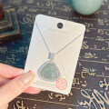 Metal Pendant Necklace with Maitreya Buddha Design-0-0