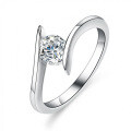 925 Silver Moissanite Ring Goddess of Fate-0-2