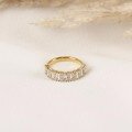 wholesale S925 Sterling Silver Overlap Diamond Inlaid High-End Ring Women Row Diamond Tail Ring Light Luxury Versatile Elegant Finger Ring-0-1