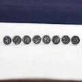 wholesale 925 Sterling Silver Eight Great Guardian Deities Zodiac Birth Buddha Ear Studs for Women, Retro National Trend Sanskrit Earrings for Men New Style-0-0