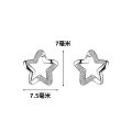 wholesale 925 Sterling Silver Star And Moon Studs Earrings For Women-0-6