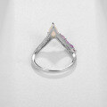 wholesale S925 Silver Designer Sense Light Luxury High-End Natural Gemstone Ring, Prosperity Series, Inlaid with Natural Colored Gemstones-0-1