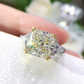 wholesale 925 Silver with Sea Blue High-Carbon Diamond Inlay, Mu Jing New Ice-Cut Ring in Euro-American Luxury Style-0-2