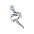 wholesale Metal: S925 Sterling Silver, Single Snake Animal Ear Cuff, Fashion Sweet and Cool Aloof Style, Trendy Personality, Ins Style Ear Cuff Earring-0-4