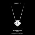 Metal Pendant Four-Leaf Clover Necklace 2025 New for Her-0-4
