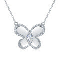wholesale 925 Sterling Silver Butterfly Jewelry Set Four-Piece Cross-Border Bestseller Ring Necklace Earrings Set-0-7