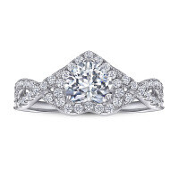 wholesale S925 Silver Material Cross-Border Bestseller Women's Fashion Zircon Heart Ring In Stock Hot Sale Supports Dropshipping-Platinum US size 8#