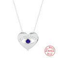 wholesale S925 Sterling Silver Classic Evil Eye Pendant Necklace, Versatile, Creative INS French Style Choker-0-4