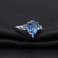wholesale S925 Silver Designer Luxury Colorful Crystal Ring, European and American Fashion High-End Gemstone Ring-0-2