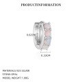 wholesale S925 Sterling Silver Cross-border Opal Earrings For Women, Fashionable Euro-american Luxury Round Australian Opal Series Ear Clips From Source Factory-0-6