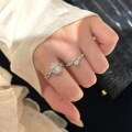 S925 Sterling Silver Rotating Ballet Oval Moissanite Ring, Rose Manor 1ct Empty Setting Wholesale-0-1