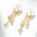 18K Rose Gold Plated Clover Mother-of-Pearl Necklace Set-0-1