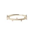 wholesale S925 Silver Plated 14K Gold Japanese Minimalist Nature-Inspired Simple Versatile Daily Ring for Women Wholesale-0-0
