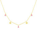 wholesale S925 Sterling Silver Colored Zircon Women's Necklace,。-0-2