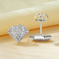 Zirconium Geometric Earrings, Princess Style Light Luxury Wholesale-0-0