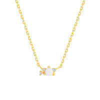 wholesale S925 Sterling Silver Women's Opal Pendant Necklace,-A3568-Gold 925 Silver