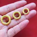 wholesale Antique gold-plated Ruyi Qiankun ring running spacer DIY couple bracelet-0-1
