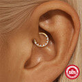wholesale S925 Sterling Silver Minimalist Diamond Geometric Rhinestone Ear Cuff, Nose Ring-0-3