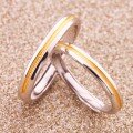 wholesale 925 Sterling Silver One Meter Sunlight Couple Rings Pair, Niche Adjustable Openable Matching Band for Him and Her, Ins Wholesale-0-5