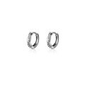 wholesale S925 silver elegant and graceful ladywave ear clips women minimalist style summer cross ear jewelry G9467-0-4