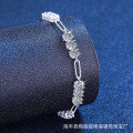 Wholesale S925 Sterling Silver 54ct Moissanite Bracelet, Luxurious & Versatile Women's Jewelry-0-0