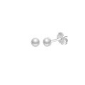 wholesale S925 Sterling Silver Cloud-Pull Earrings with 3-6mm Freshwater Pearls, Simple Design, Korean Style Factory Direct-0-5