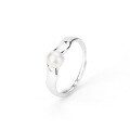 wholesale S925 Sterling Silver Natural Freshwater Pearl Ring Ins Style Simple Korean Minimalist Luxury Women's Finger Ring Index Finger Ring-0-7