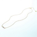 wholesale S925 Silver New Korean and Japanese Light Luxury Colored Gemstone Rainbow Necklace Collarbone Chain, Internet Famous Ins Style Wholesale from Manufacturers-0-2